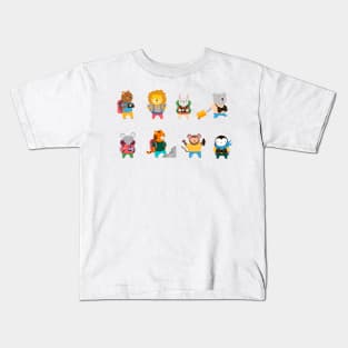 Animal Travelers Kids T-Shirt